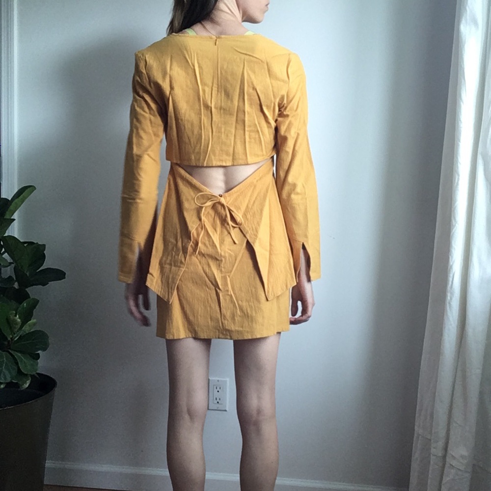 Linen Mini Dress - Picture 6 of 7